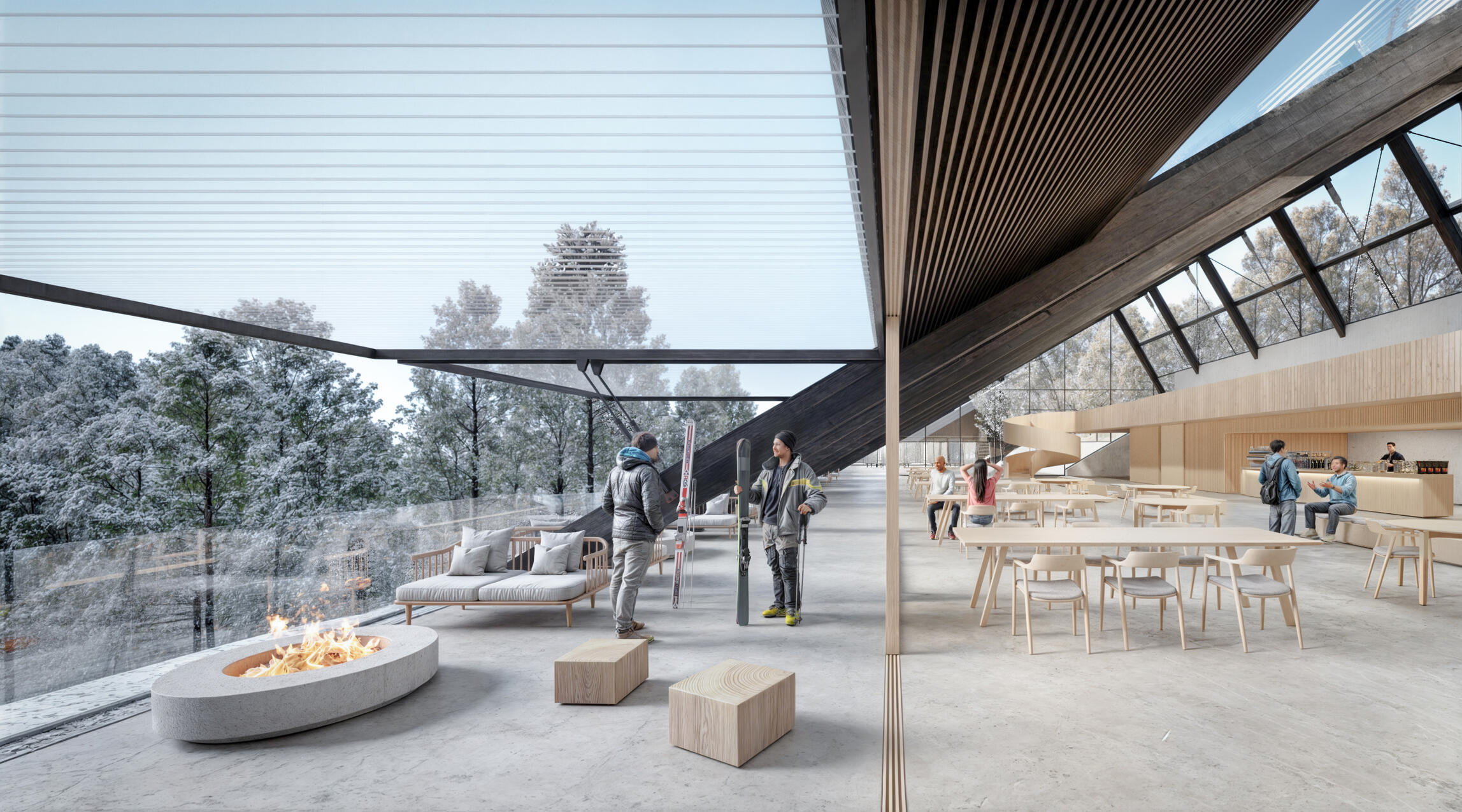 ŠTEDIM SKI CENTER, M2 Arquitectos